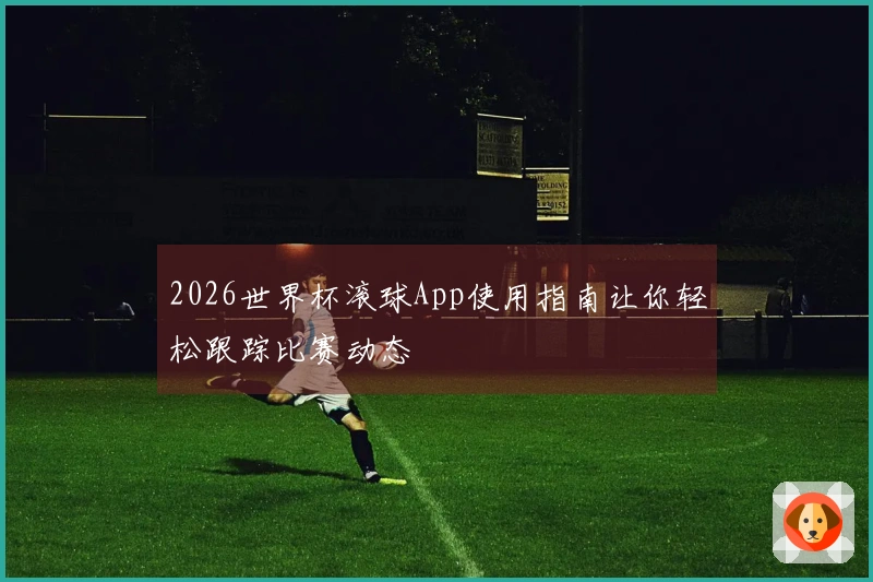 2026世界杯滚球App使用指南让你轻松跟踪比赛动态
