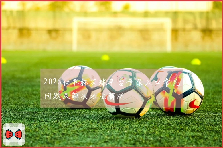 2026世界杯买球平台登录入口常见问题及解决方法解析